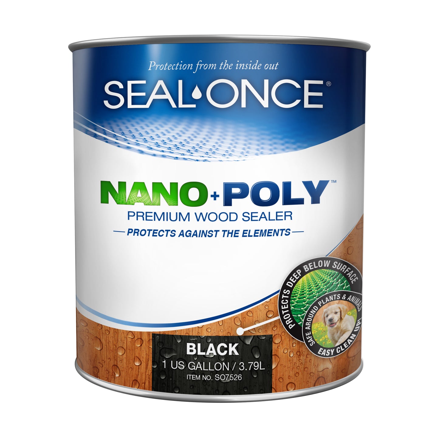 NANO+POLY Premium Wood Sealer In Clear and Ready Mixed Colors