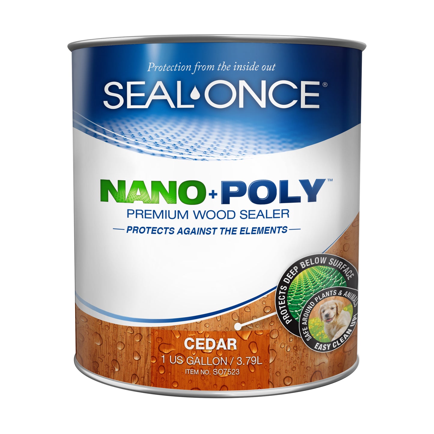 NANO+POLY Premium Wood Sealer In Clear and Ready Mixed Colors