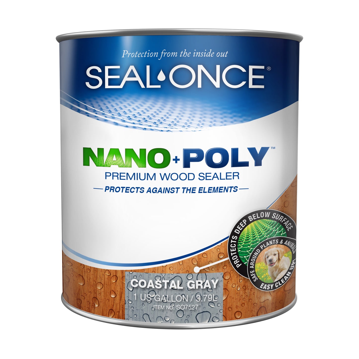 NANO+POLY Premium Wood Sealer In Clear and Ready Mixed Colors