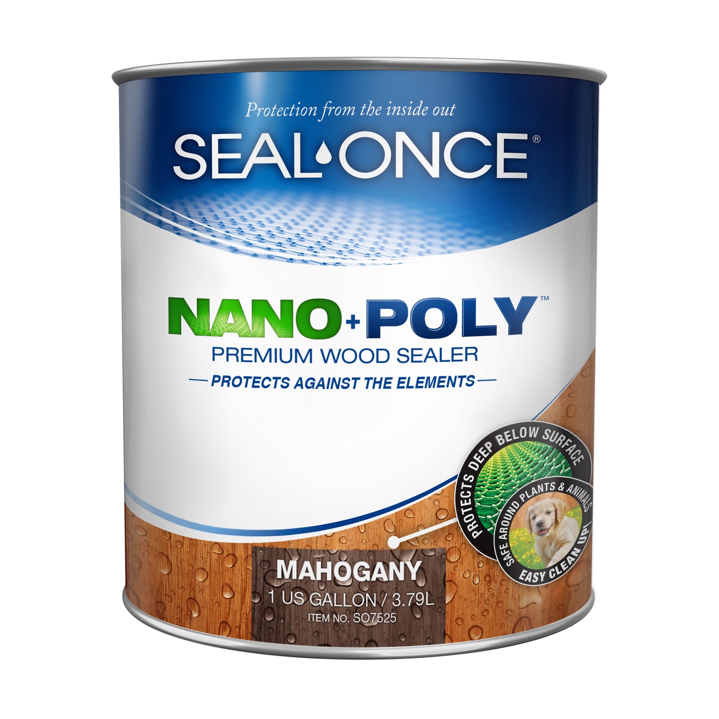 NANO+POLY Premium Wood Sealer In Clear and Ready Mixed Colors
