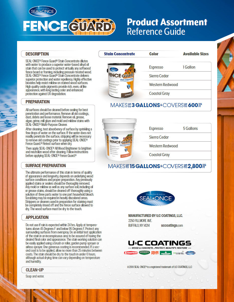 FENCE GUARD Stain Concentrate