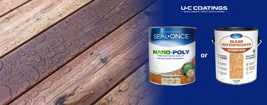 wood sealer vs waterproofer​