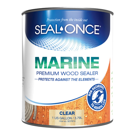 MARINE Premium Wood Sealer in Clear and Ready Mixed Colors