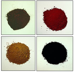 Dry Pigments in a Variety of Colors