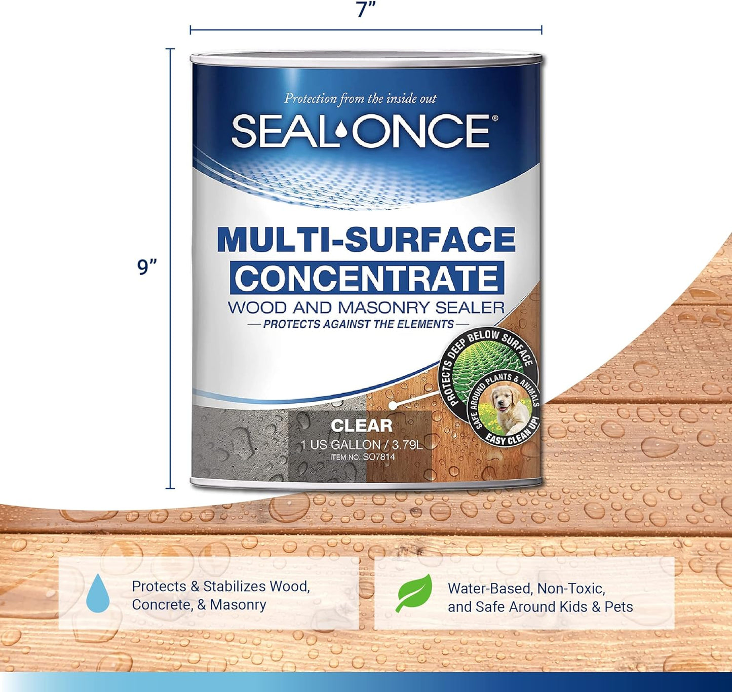 Multi-Surface Concentrate Wood, Concrete & Masonry Sealer