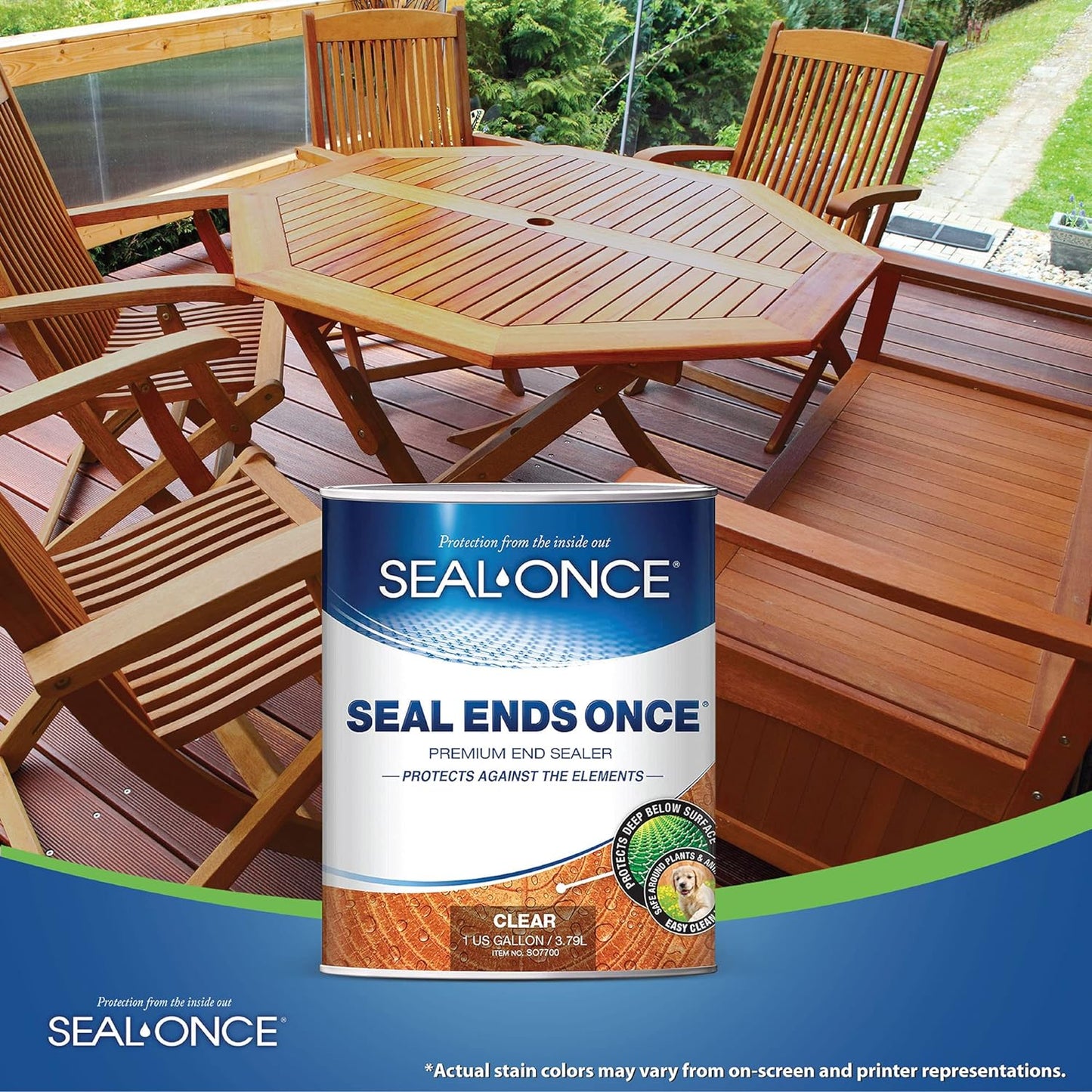 SEAL ENDS ONCE Deck End Sealer