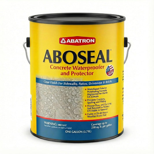 ABOSEAL Exterior Concrete Waterproofer and Protector, Clear Finish