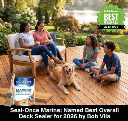 MARINE Premium Wood Sealer in Clear and Ready Mixed Colors