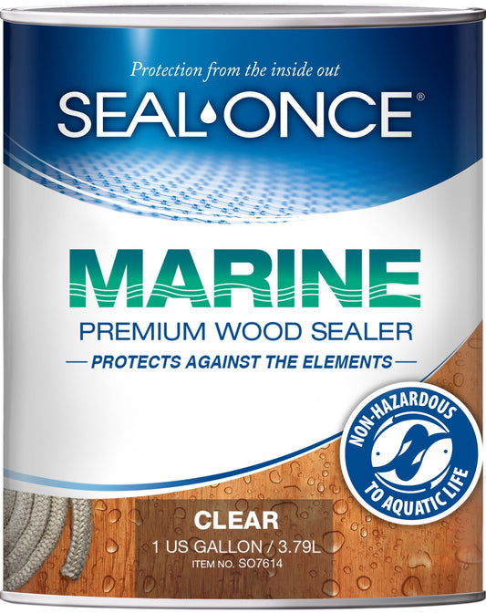 MARINE Premium Wood Sealer in Clear and Ready Mixed Colors