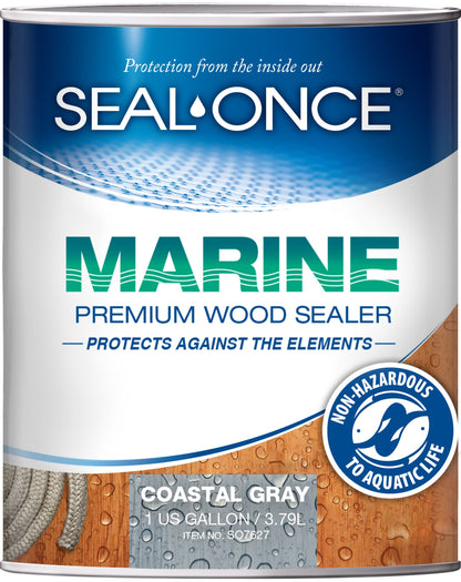 MARINE Premium Wood Sealer in Clear and Ready Mixed Colors