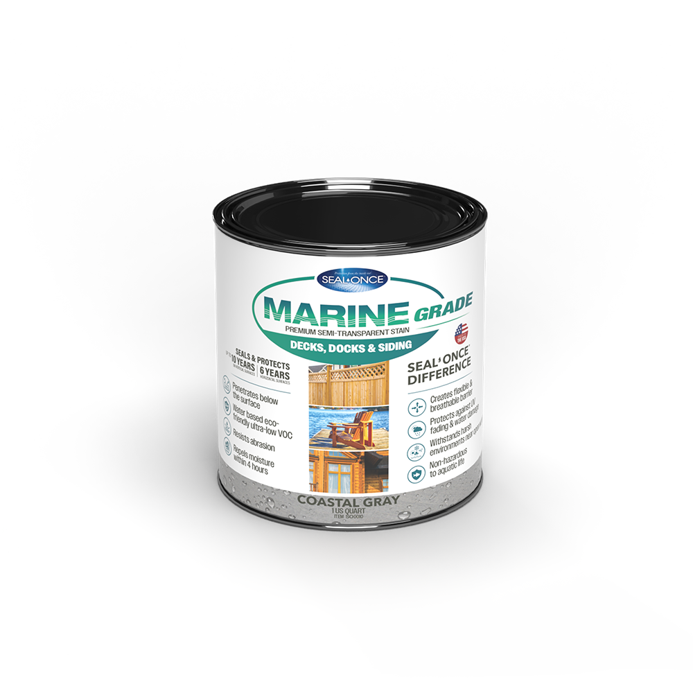 MARINE GRADE Premium Semi-Transparent Wood Stain