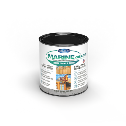 MARINE GRADE Premium Semi-Transparent Wood Stain