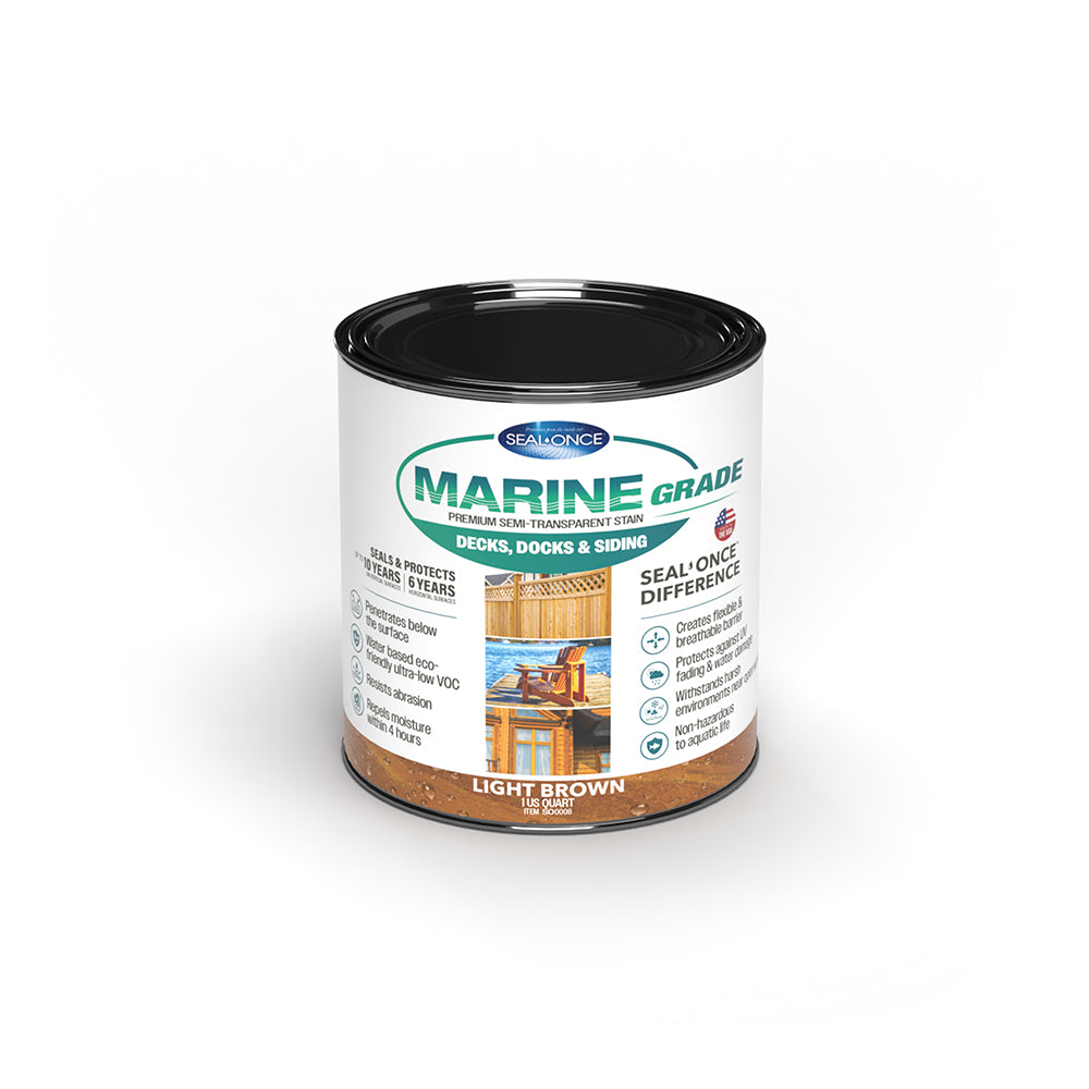 Semi-Transparent Wood Stain Marine Grade | Seal Once – U-C Coatings