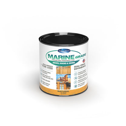 MARINE GRADE Premium Semi-Transparent Wood Stain