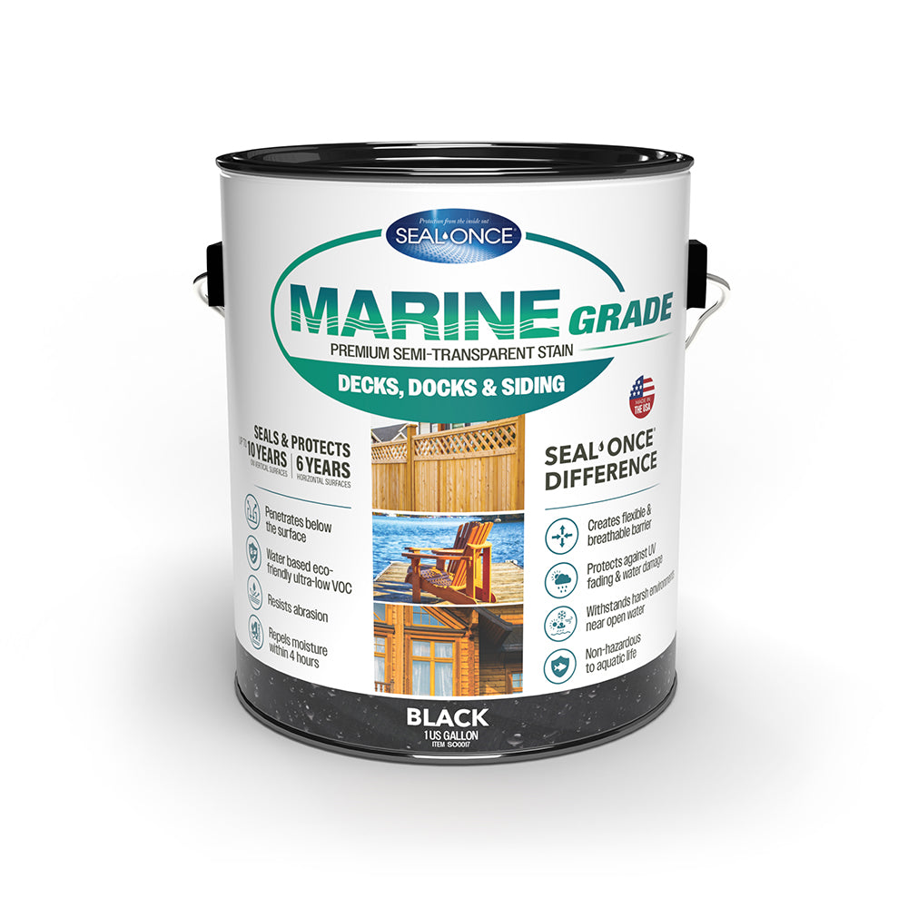 MARINE GRADE Premium Semi-Transparent Wood Stain