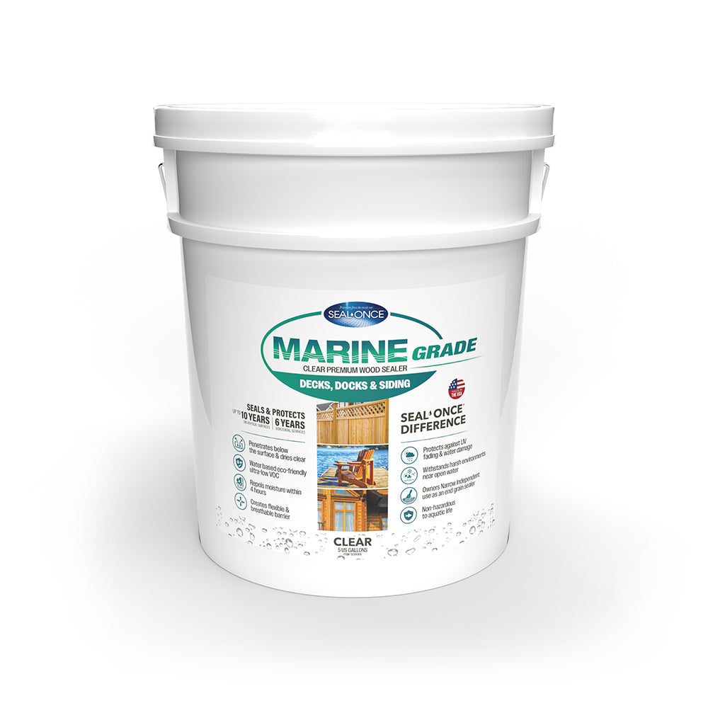 MARINE GRADE Premium Clear Wood Sealer