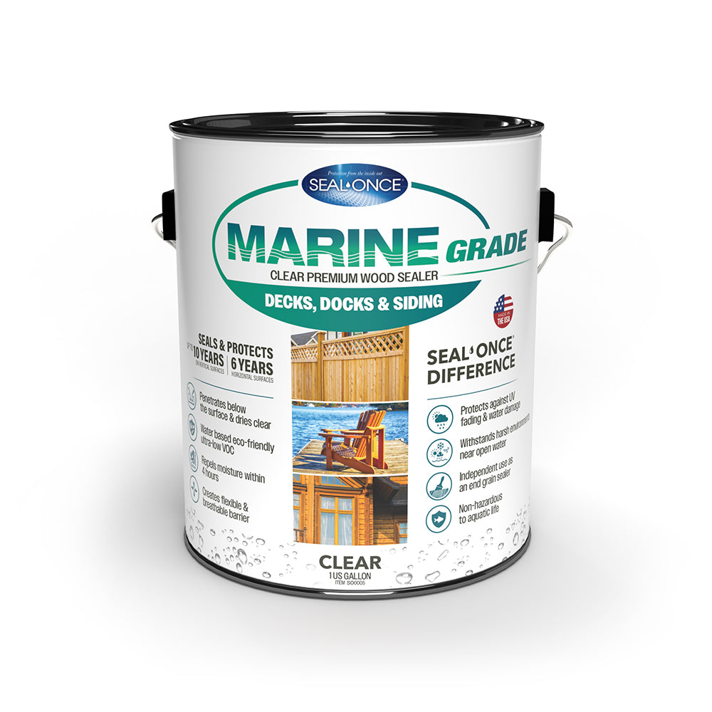 MARINE GRADE Premium Clear Wood Sealer