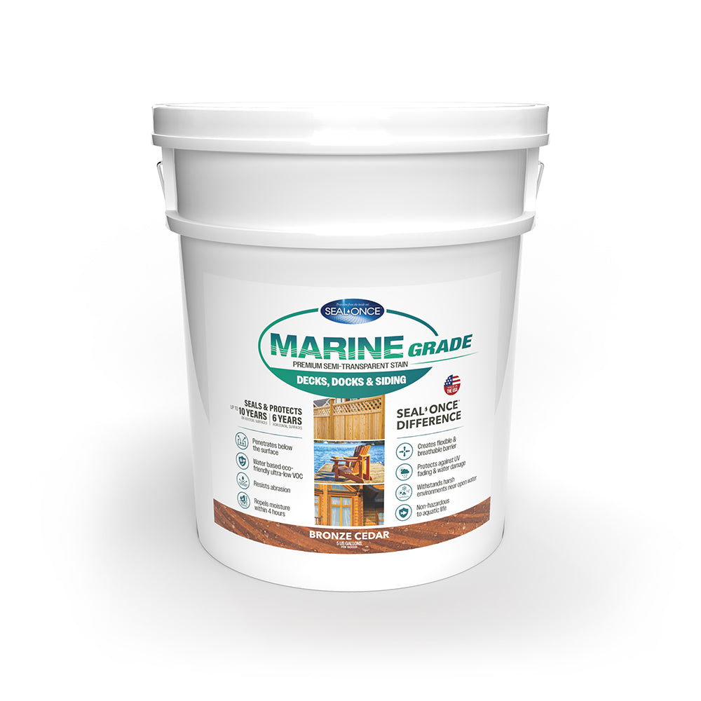 MARINE GRADE Premium Semi-Transparent Wood Stain