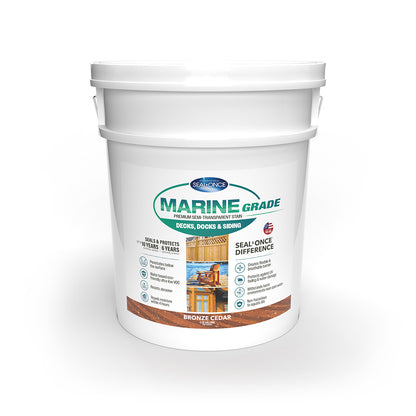 MARINE GRADE Premium Semi-Transparent Wood Stain