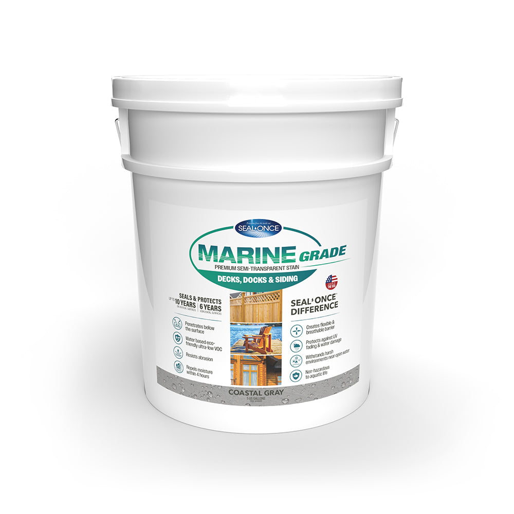 MARINE GRADE Premium Semi-Transparent Wood Stain