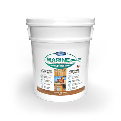 MARINE GRADE Premium Semi-Transparent Wood Stain