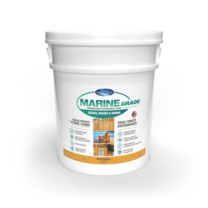 MARINE GRADE Premium Semi-Transparent Wood Stain