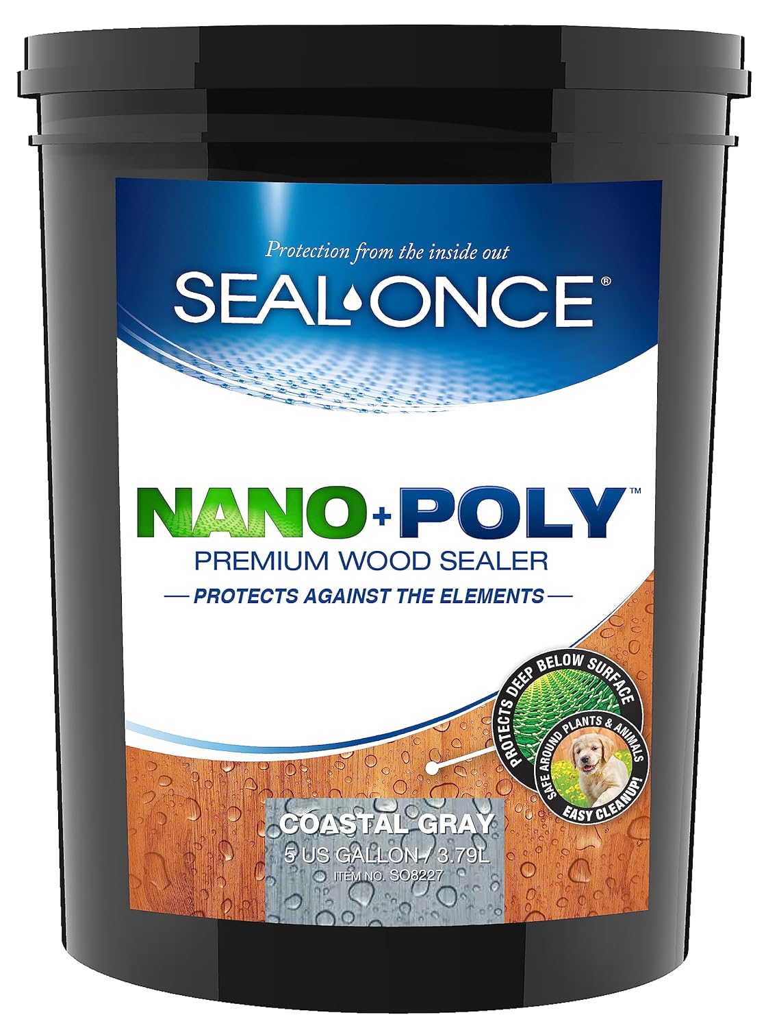 NANO+POLY Premium Wood Sealer In Clear and Ready Mixed Colors