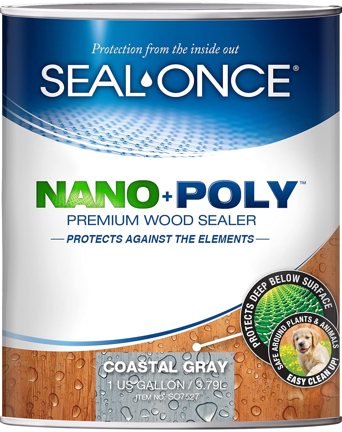 NANO+POLY Premium Wood Sealer In Clear and Ready Mixed Colors