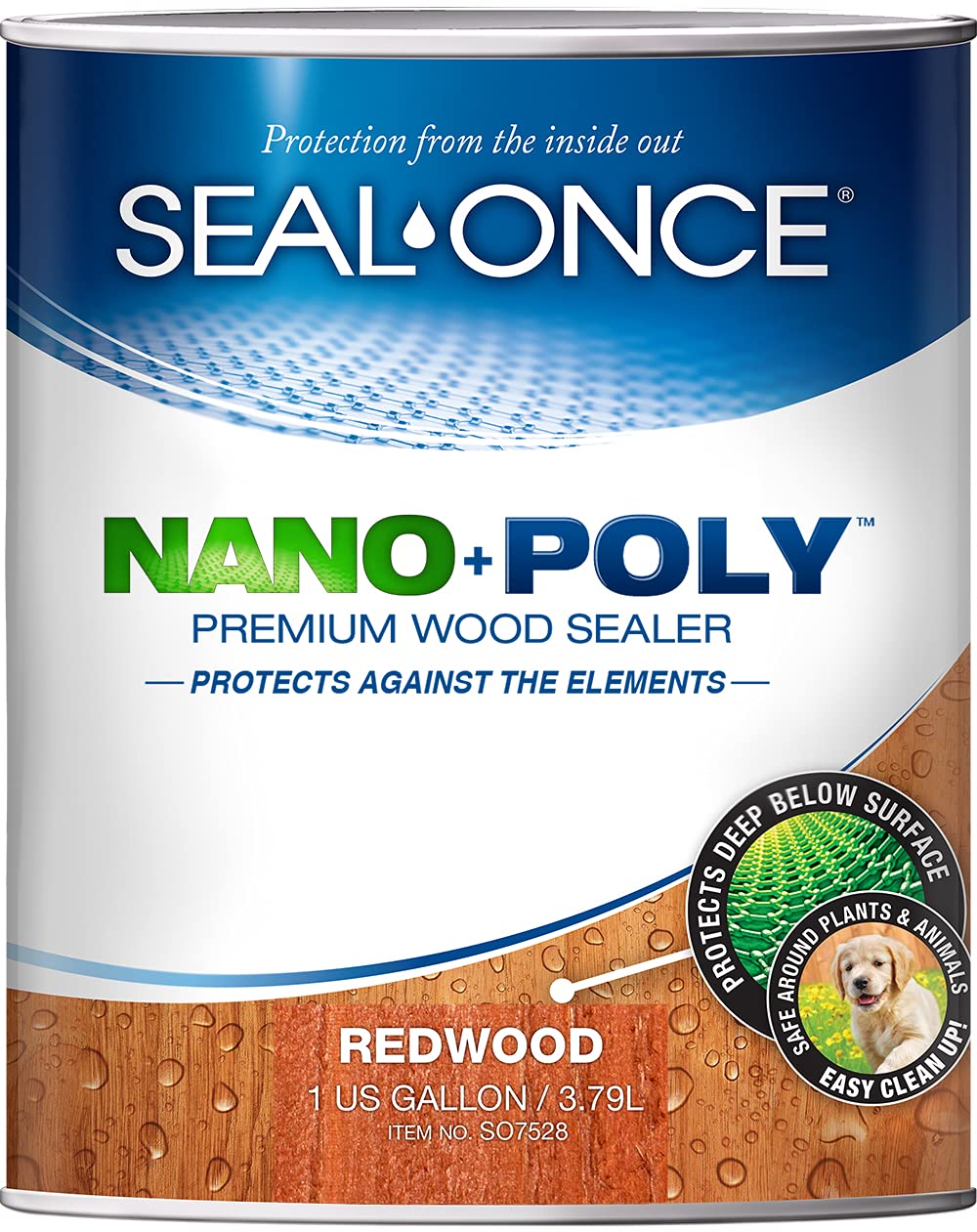 NANO+POLY Premium Wood Sealer In Clear and Ready Mixed Colors