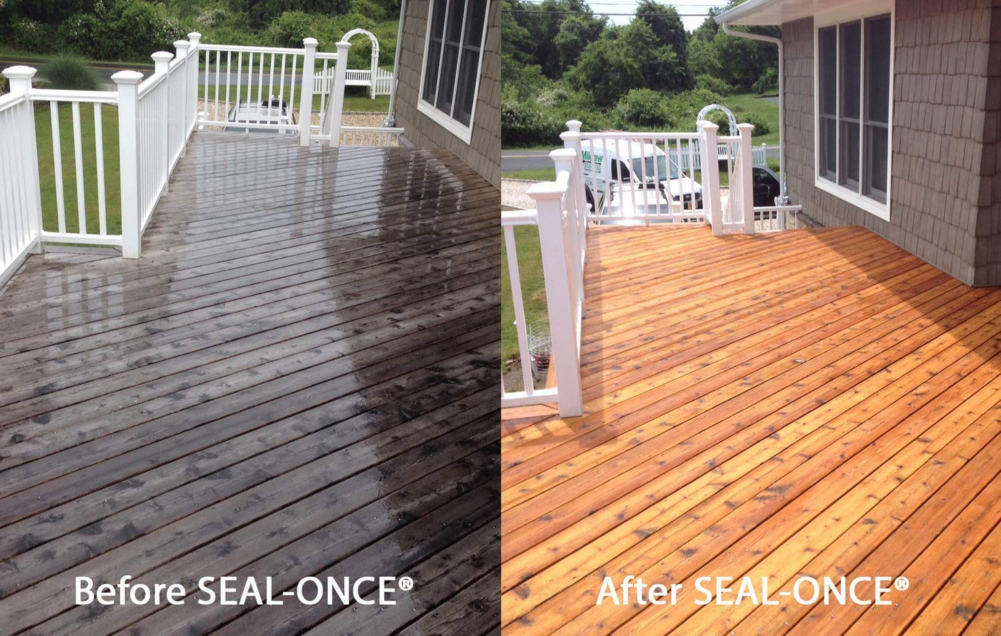 NANO+POLY Premium Wood Sealer In Clear and Ready Mixed Colors